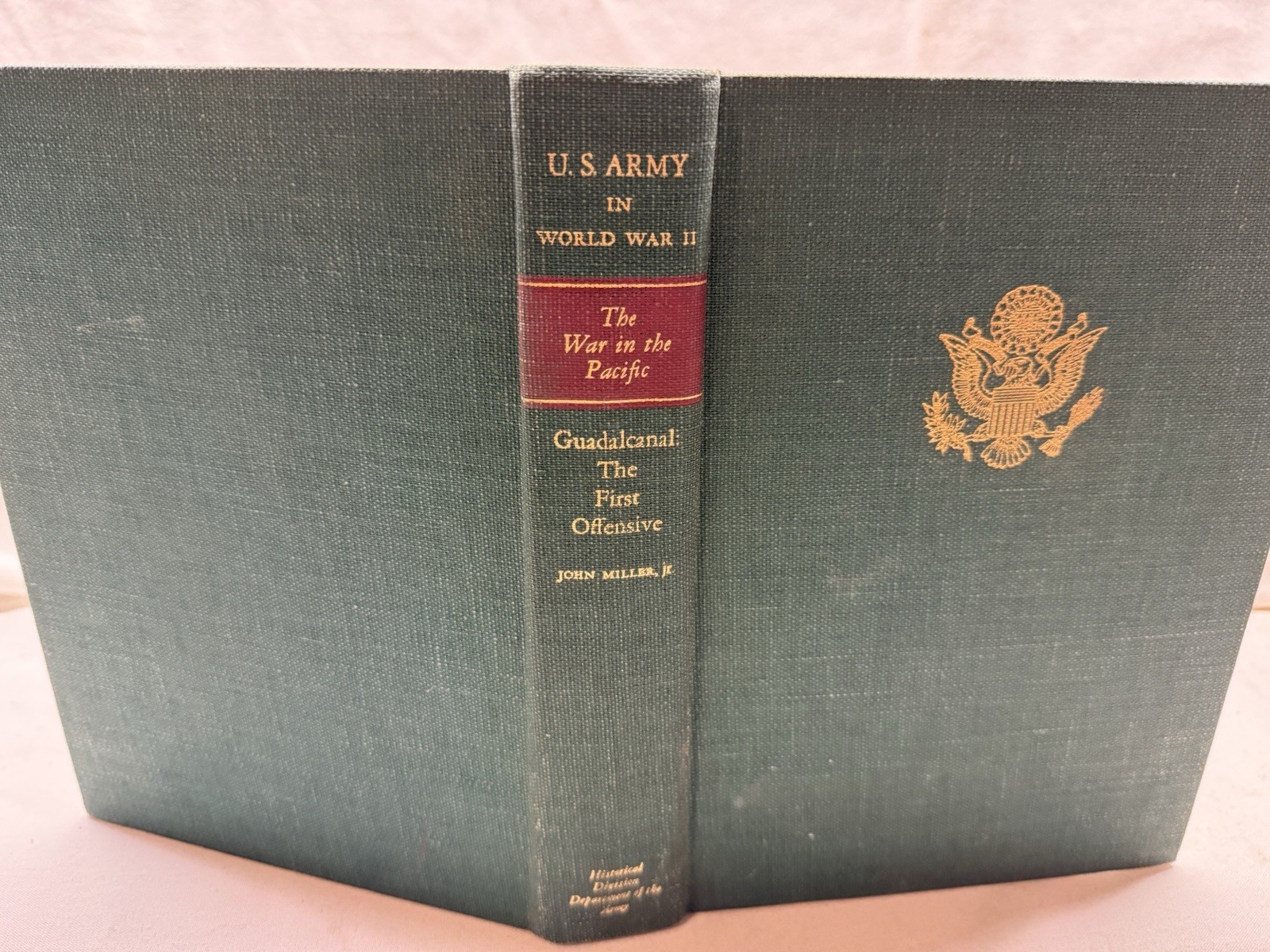 U.S. Army World War II (Green 1949 HC Book) War In Pacific: Guadalcanal ~ Maps