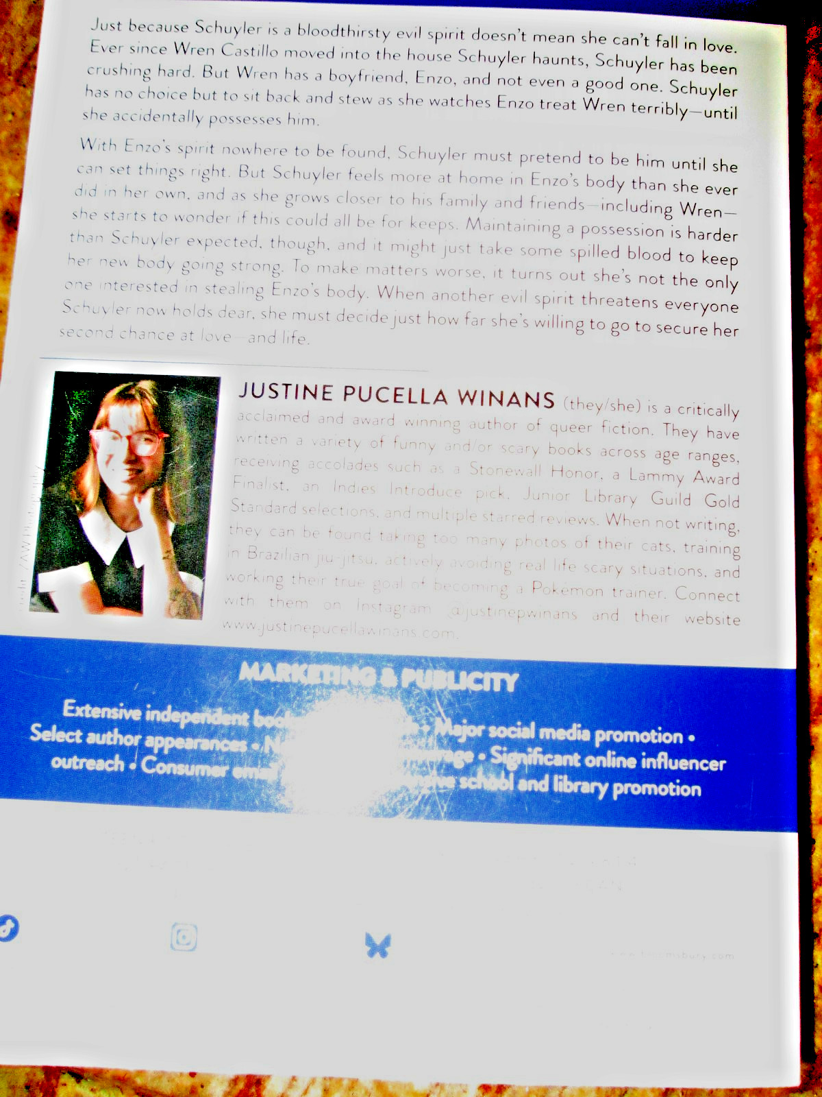 YOUR BOYFRIEND NEEDS AN EXORCIST, by Justine Pucella Winans 2026, Paperback NEW!