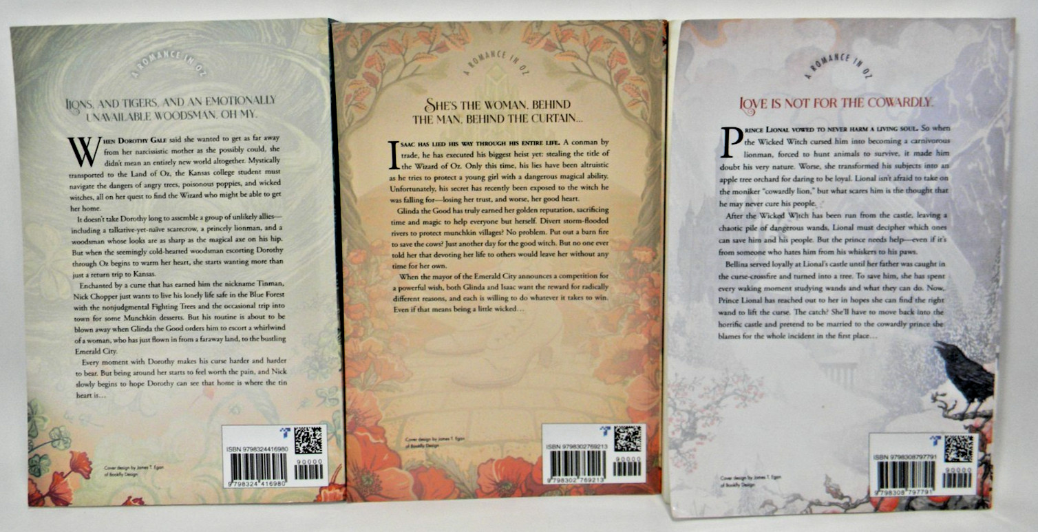 Lot of 3 -A ROMANCE IN OZ Bks 1-3 A Fairy Tale Ramontasy by Jordan Riley Swan