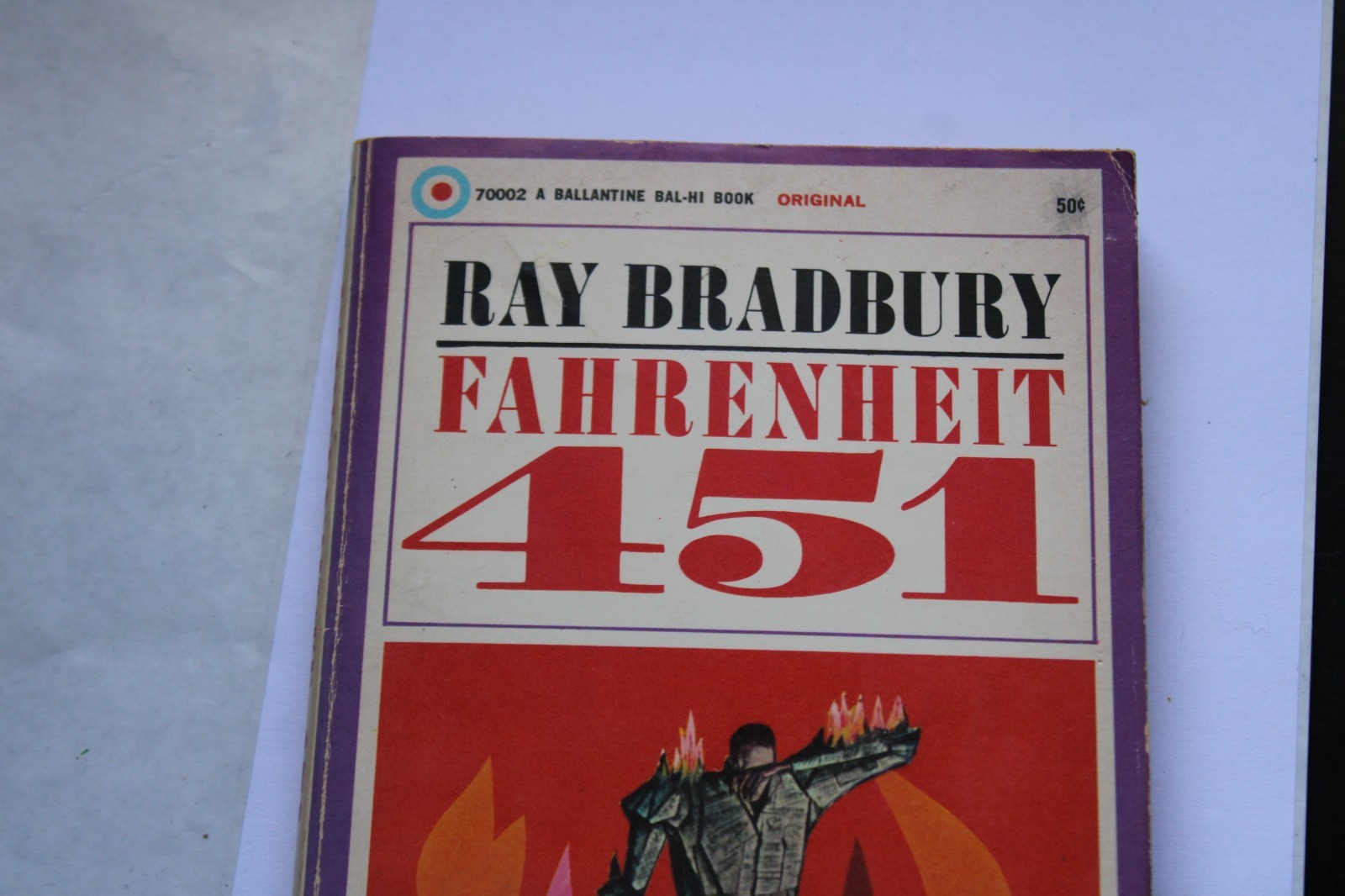Farenheit 451, Ray Bradbury – Vintage Paperback 1973 – Ballantine Books