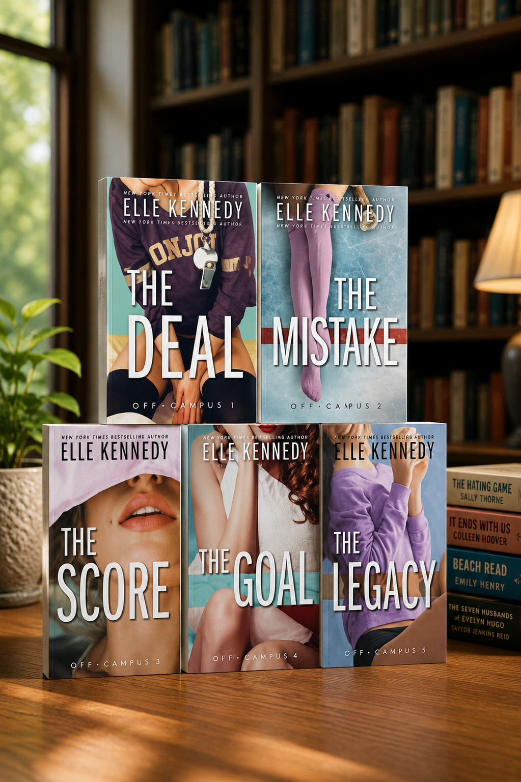Off-Campus: 5 Books Collection set by Elle Kennedy Book English Paperback.