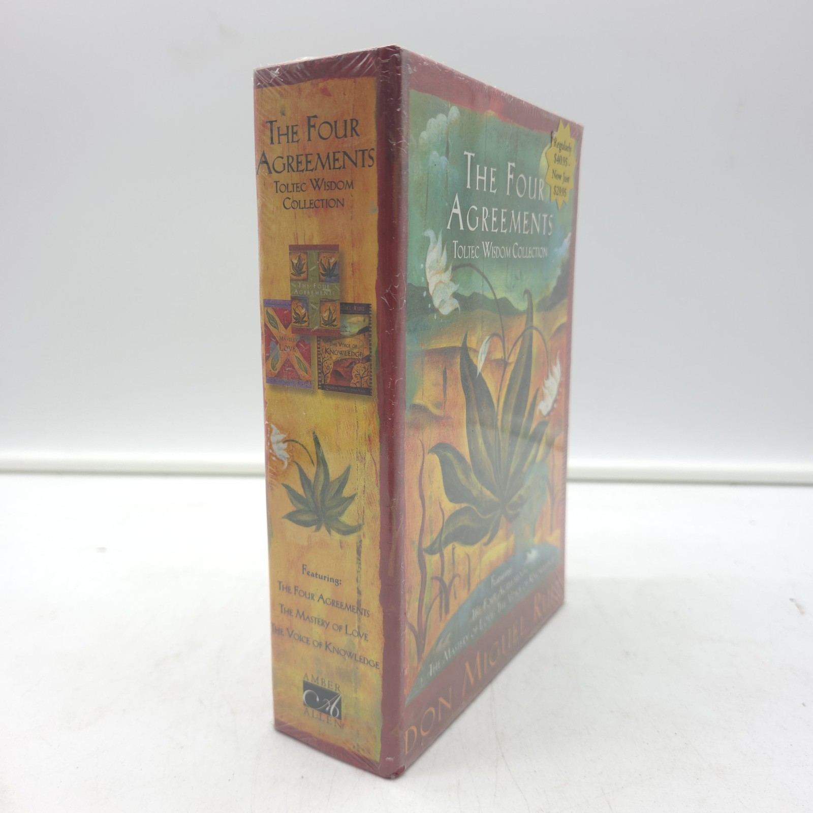 Four Agreements Toltec Wisdom Collection : 3-Book Boxed Set by Janet Mills…