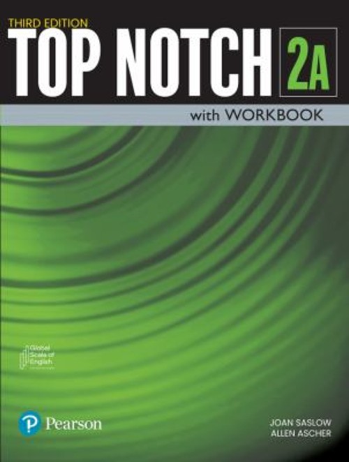 Top Notch 2 Student Book/Workbook Split A Paperback Joan, Ascher,