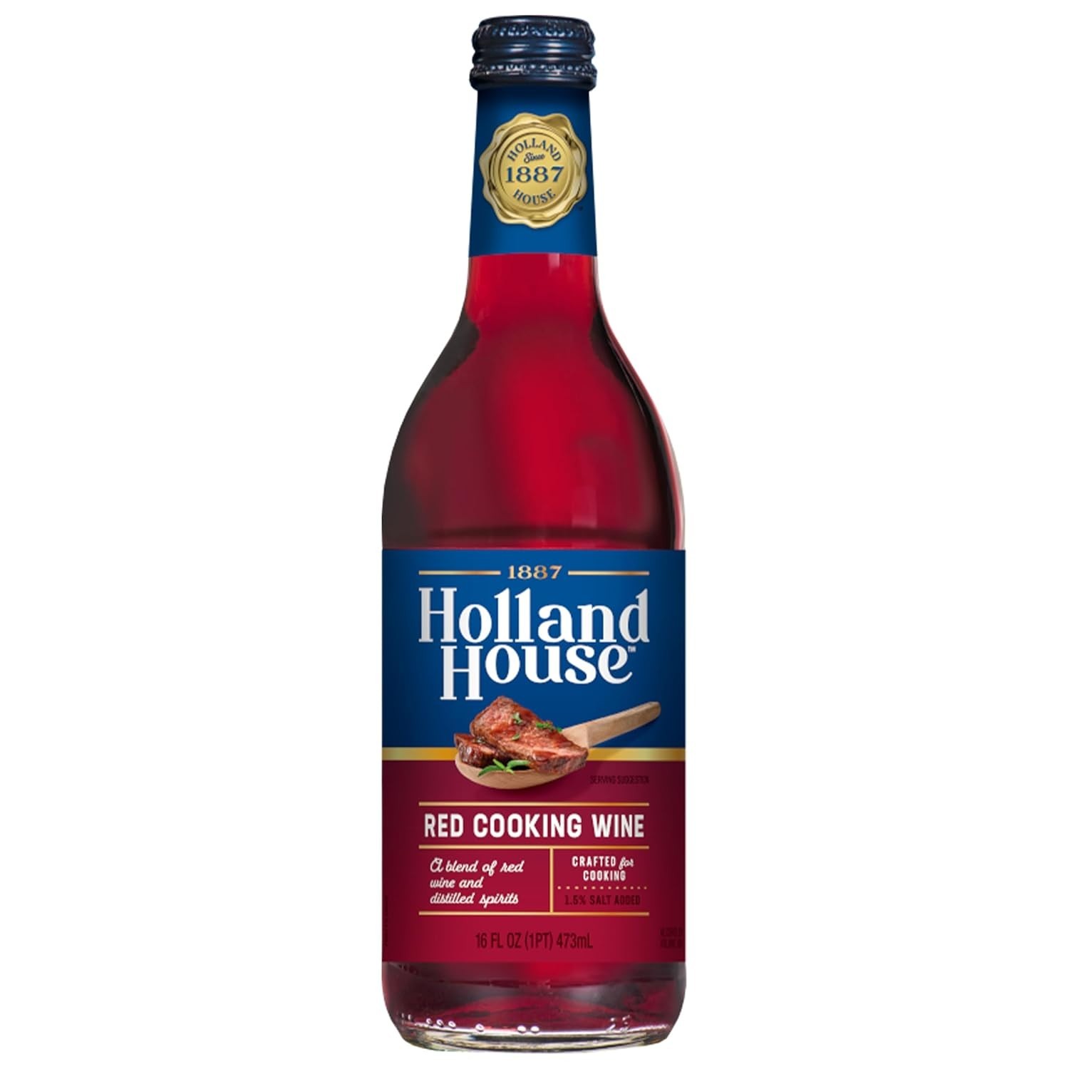 Elevate Your Dishes with 16 FL OZ Red Cooking Wine – Gluten-Free & Vegetarian