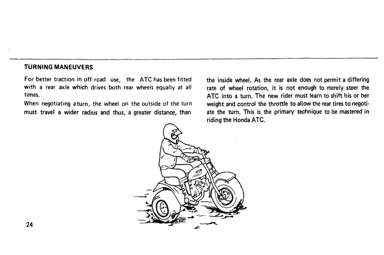 1983 Honda ATC70 Owner’s Manual 64 Pages