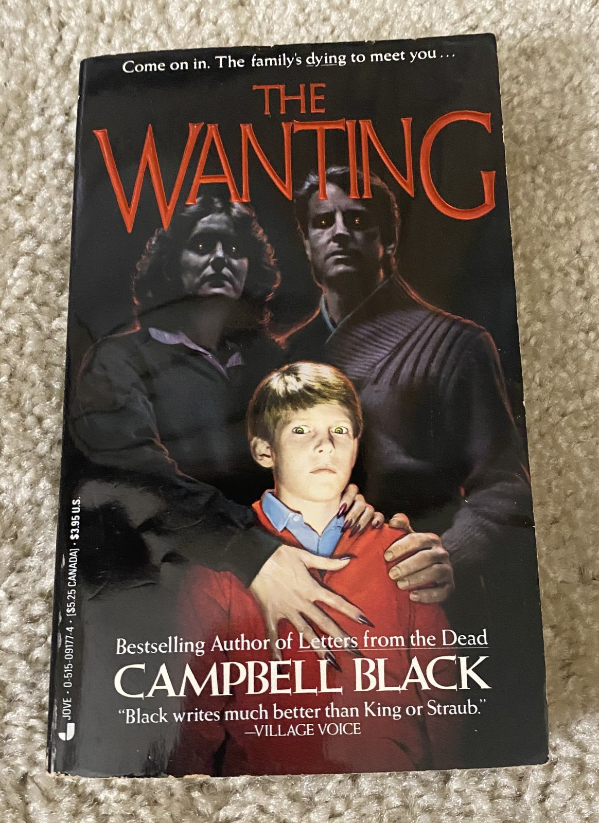 Vintage The Wanting Book Campbell Black Paperbacks From Hell PB First Edition