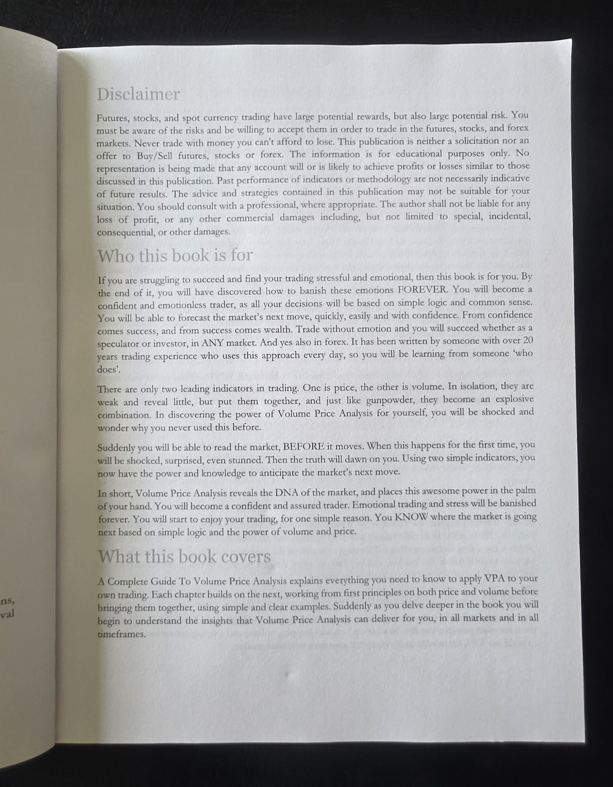 A Complete Guide to Volume Price Analysis by Anna Coulling English Paperback