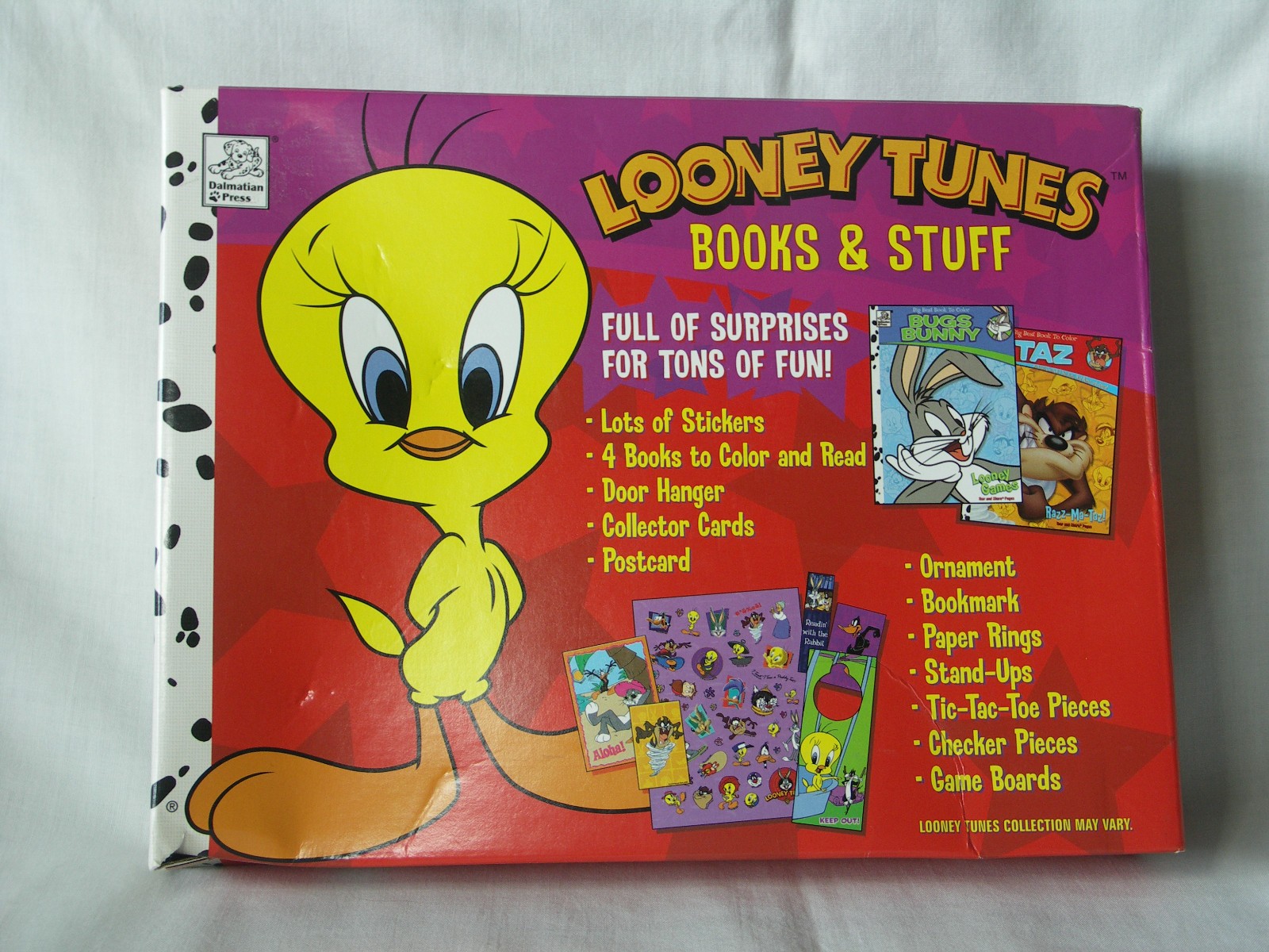 Vintage Looney Tunes Coloring Books, Stickers & Stuff Boxed Set Dalmatian Press