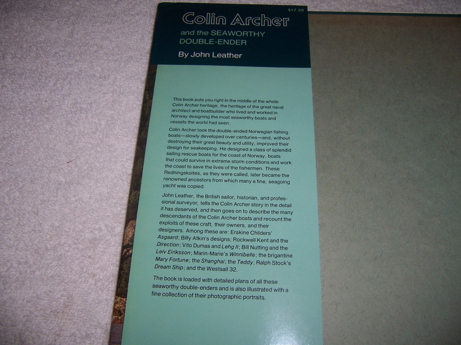 Colin Archer and the Seaworthy Double-Ender John Leather boat ship designs