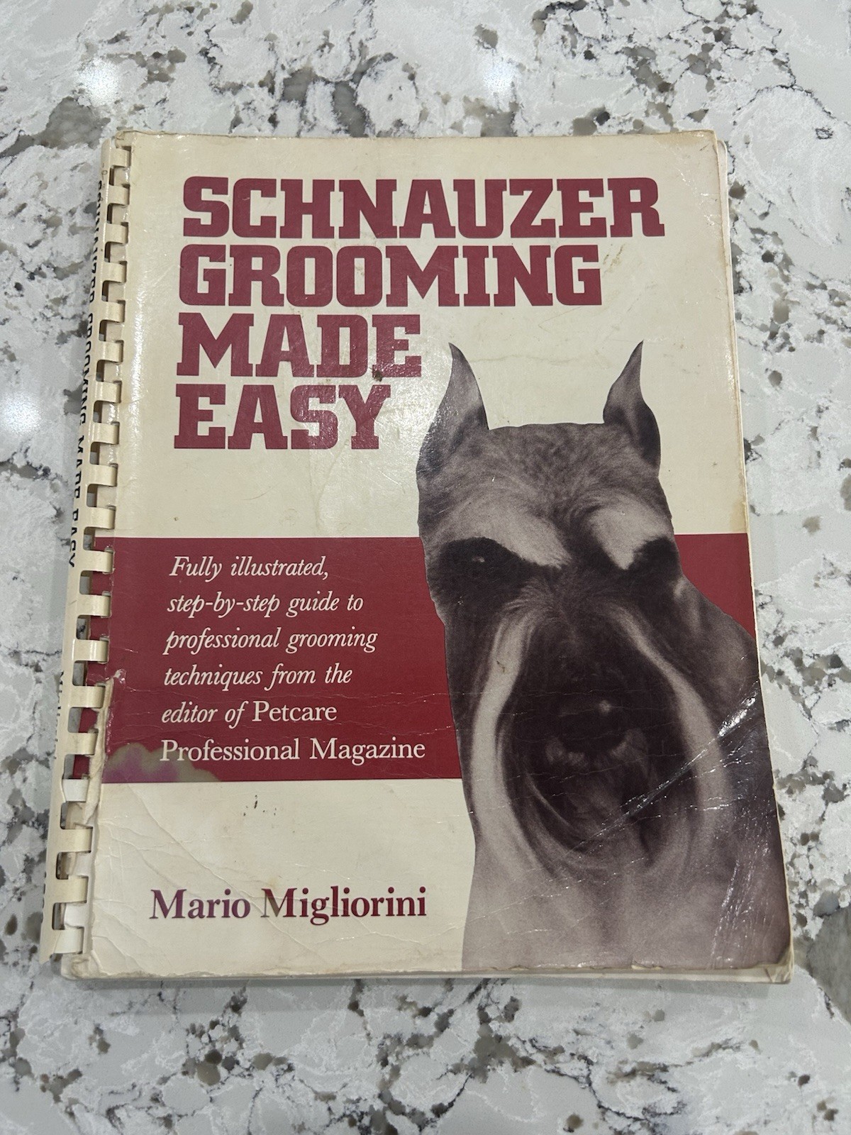 Vintage USA Dog Schnauzer Grooming Made Easy Book 1983 Mario Migliorini RARE