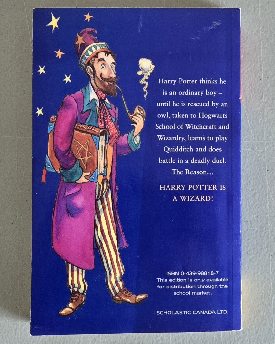 Harry Potter and the Philosophers Stone Scholastic First Edition First Print 1st