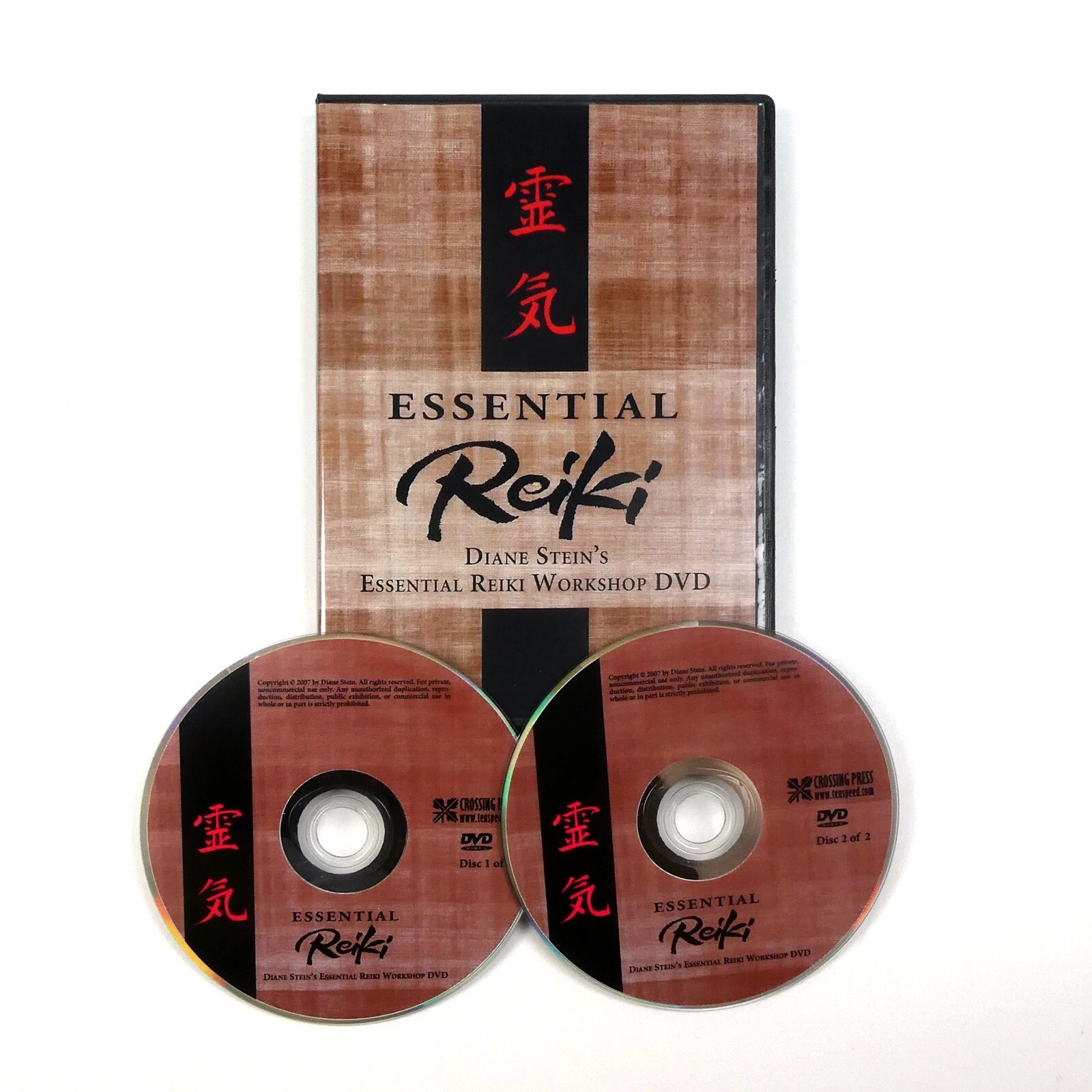 Diane Stein’s ESSENTIAL REIKI Manual & 2 DVD Video Workshop Healing Arts Class