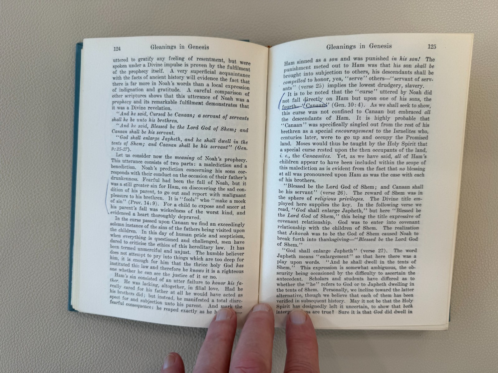 1922 ARTHUR W. PINK. Gleanings in Genesis Volumes 1 & 2 HB Nice!