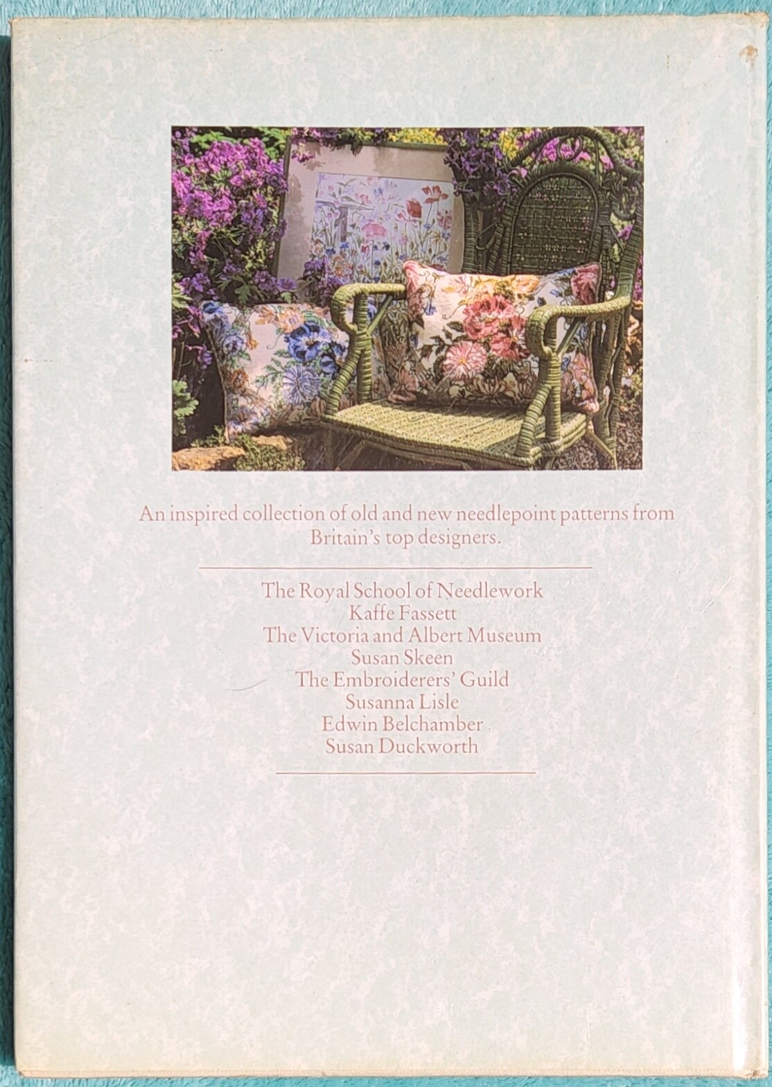 Designer Needlepoint 25 Exclusive Designs Hugh Ehrman 1987 Hardcover 126 Pages