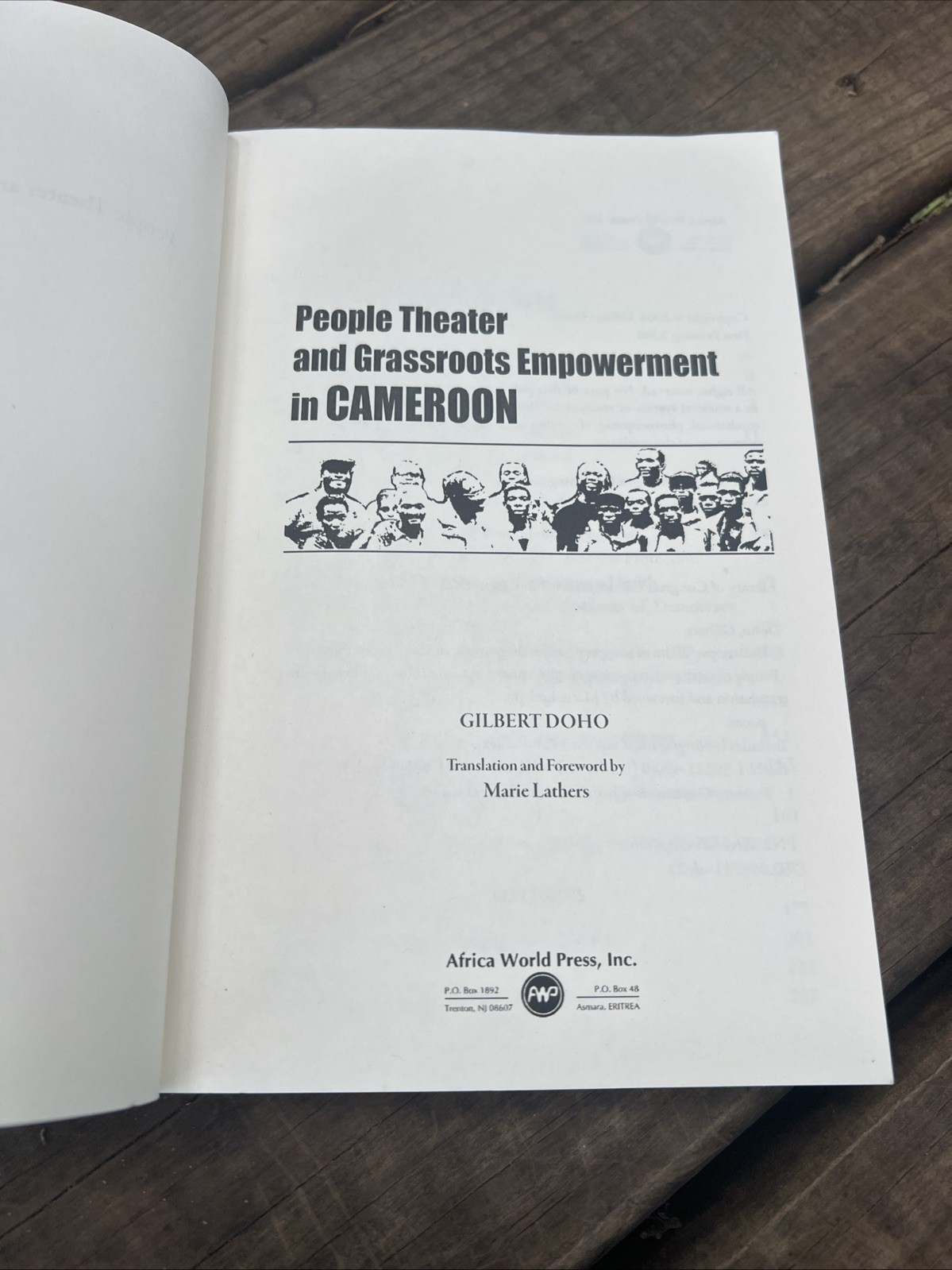 People Theater Grassroots Empowerment Cameroon 2006 Gilbert Doho Africa Politics