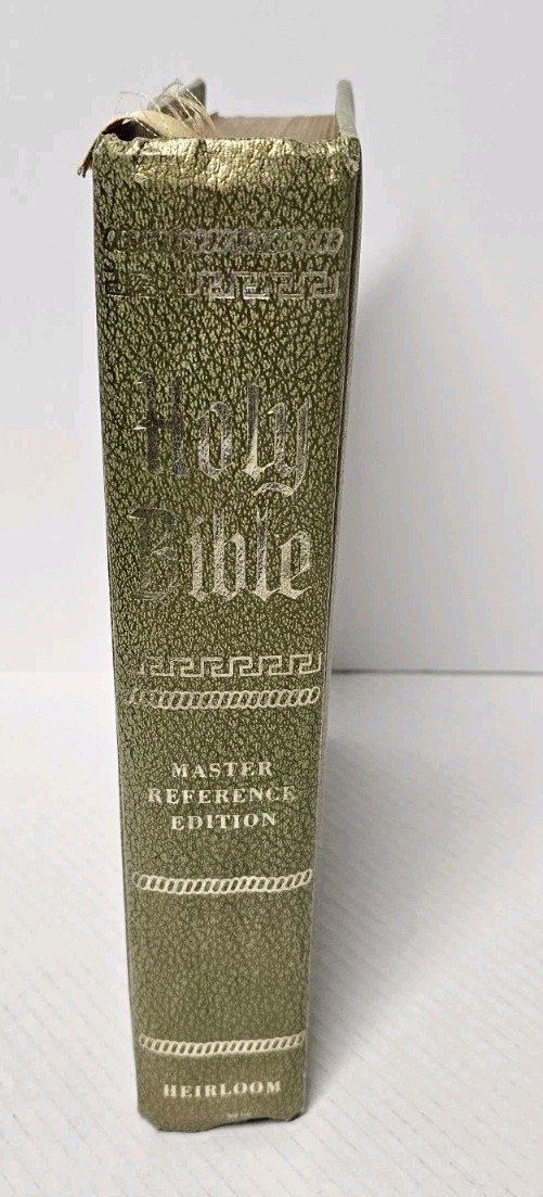 Holy Bible Heirloom Master Reference Edition King James Version Red Letter 1964