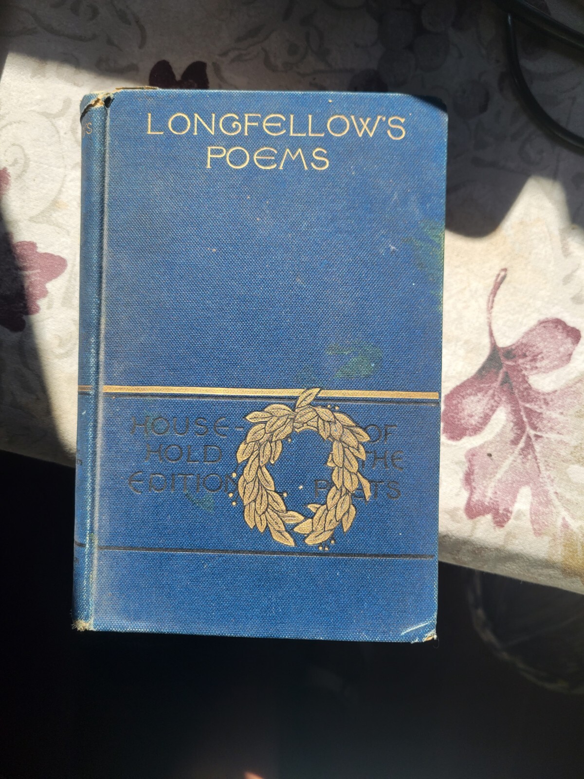 Longfellow’s Poems Household Edition of The Poets 1886 Hardcover 496 pages