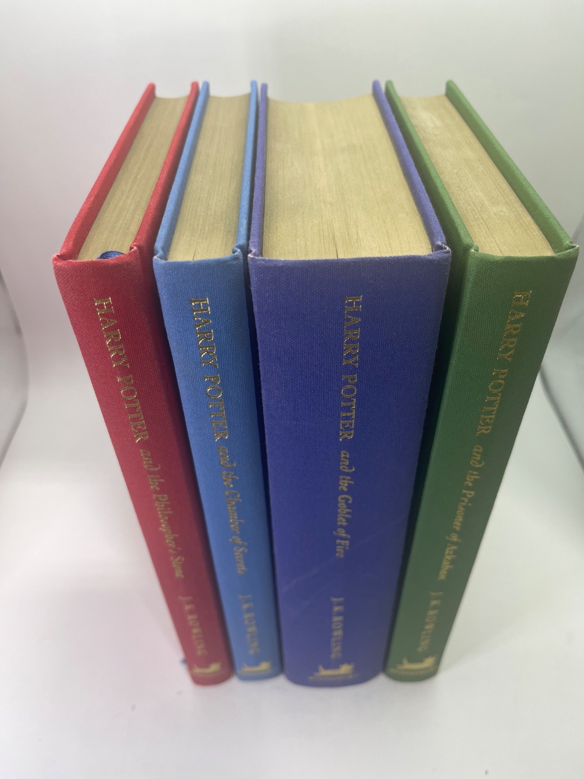Harry Potter Gift Set Deluxe Signature Edition w Slipcase – Books 1-4 [Hardco…