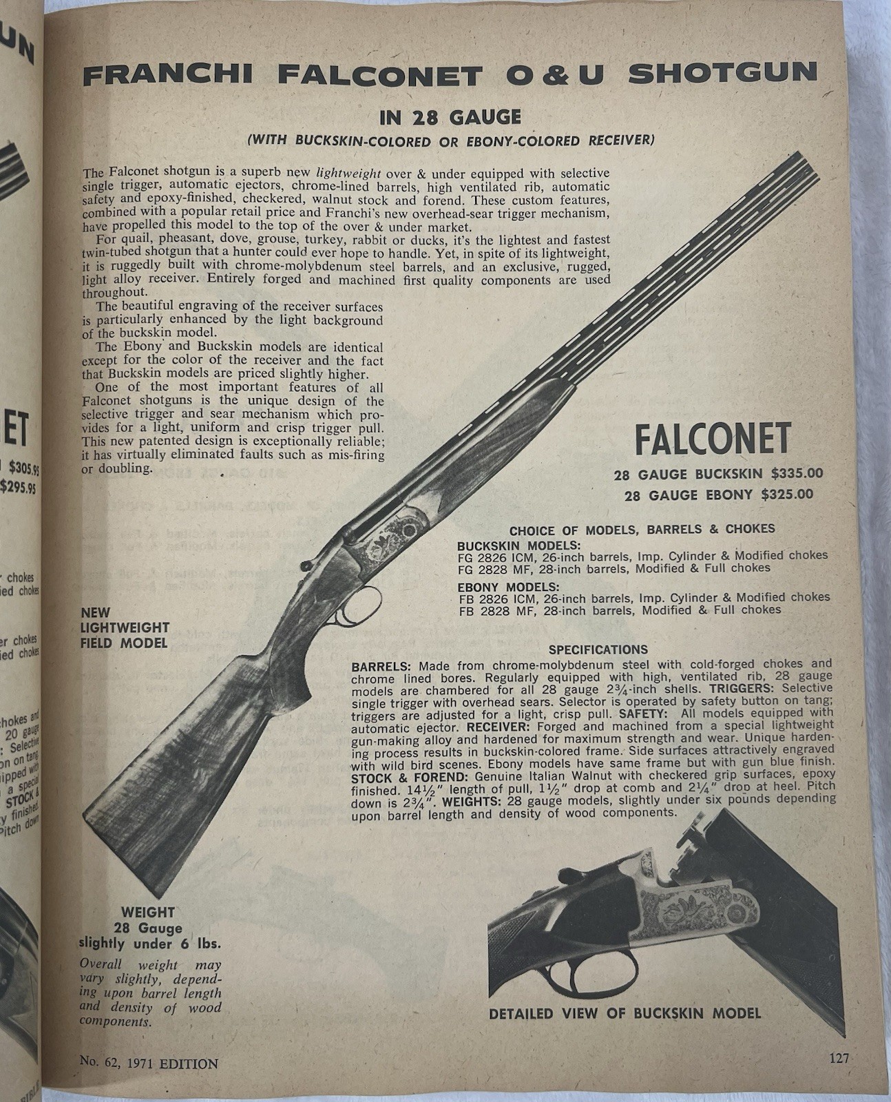 Shooter’s Bible No. 62 1971 Edition by Stoeger Publishing Company, 576 Pages