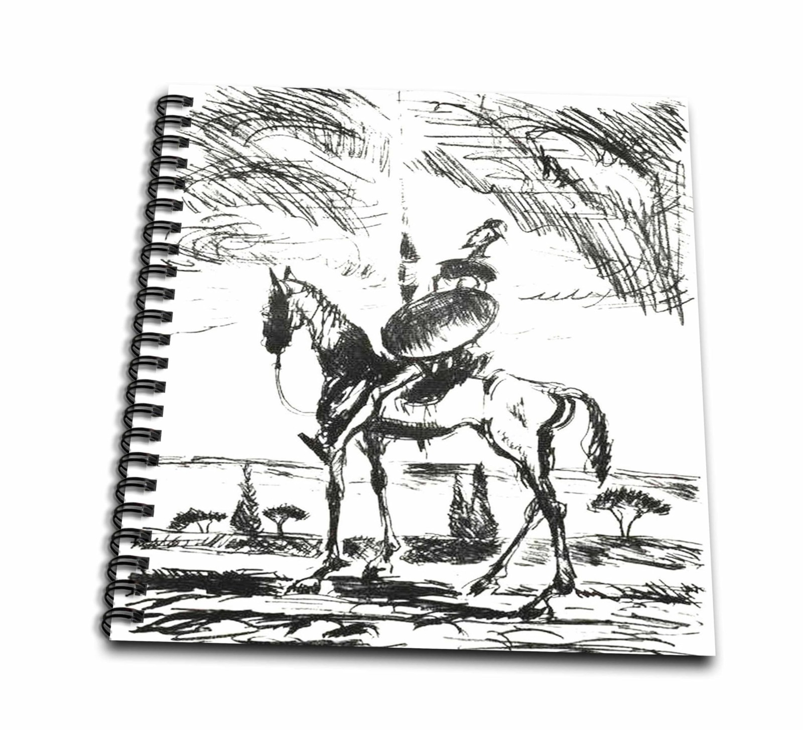 Don Quixote Spanish Literature Novel – Fictional Art Book 8×8 inches