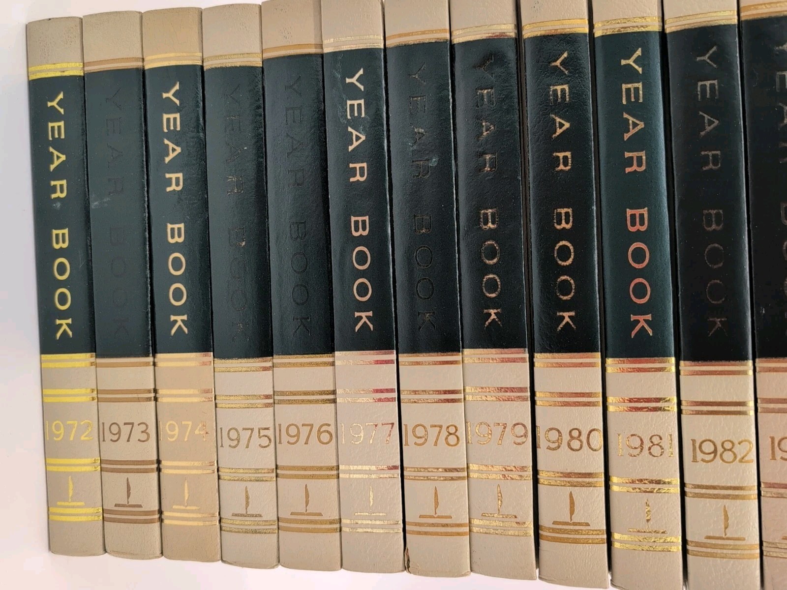 World Book Year Books, 1972 – 1990 19 Books Annual Supplement (Hardcover)