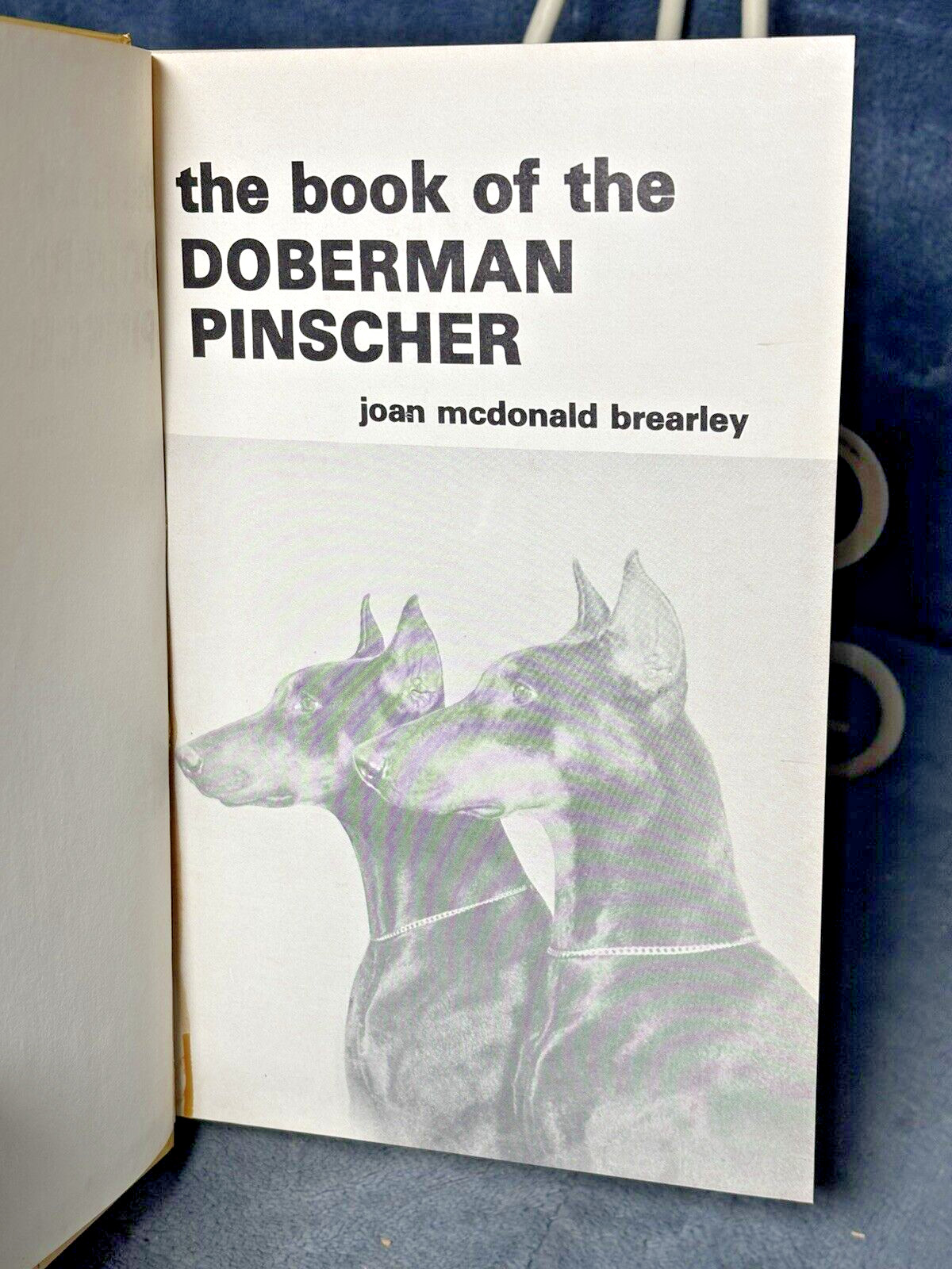 RARE 1976 1st Ed. The Book of the Doberman Pinscher – Joan M. Brearley Hardcover