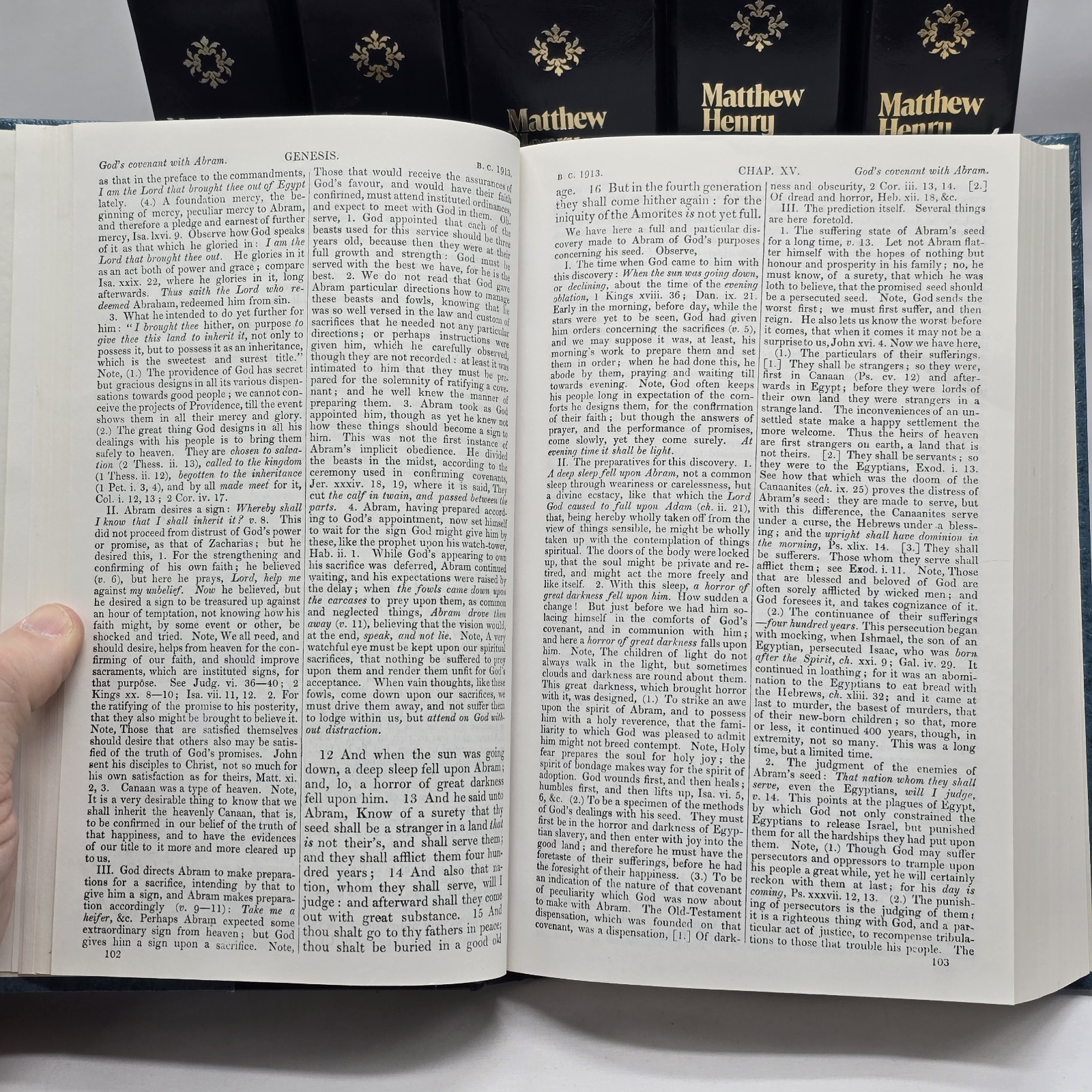 Matthew Henry’s Commentary On The Whole Bible Vol 1-6 Complete Set Revell Vtg