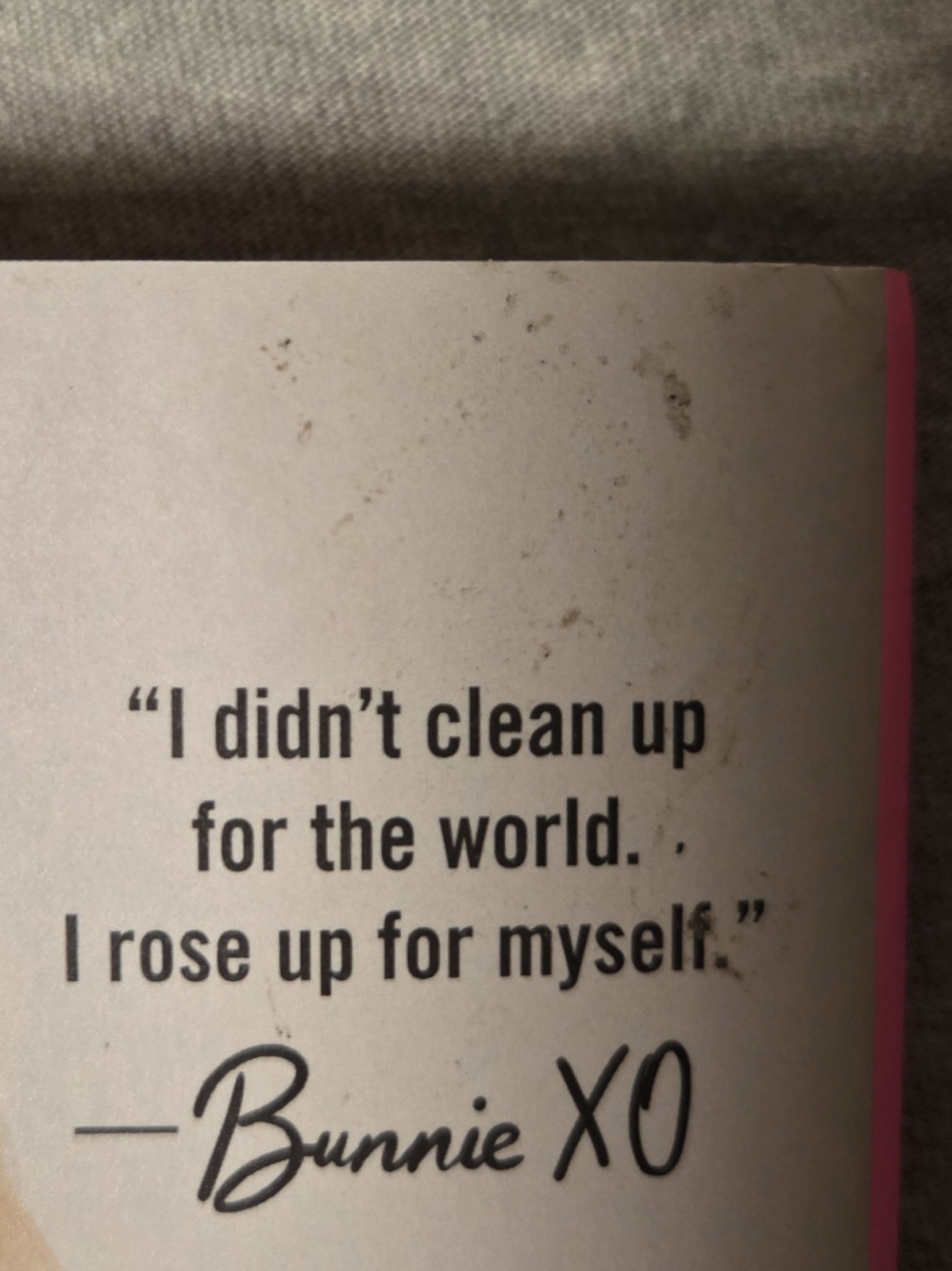 Bunnie XO Stripped Down Unfiltered and Unapologetic Hardcover Biography Book
