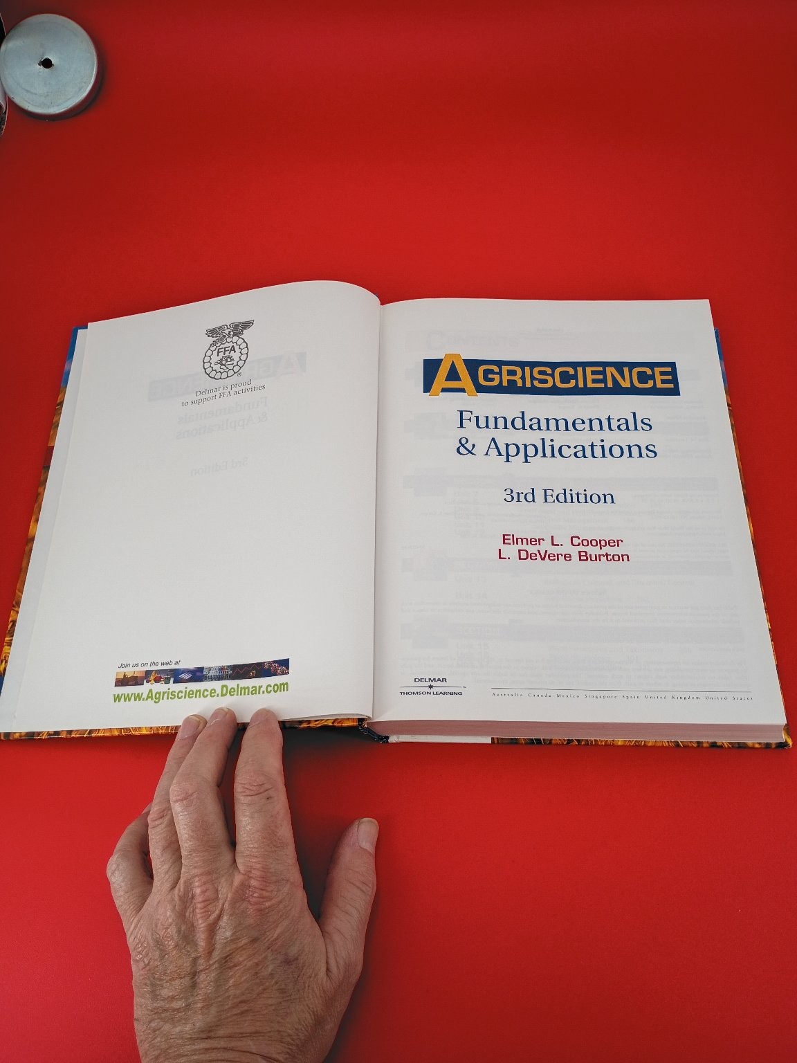 Agriscience Fundamentals & Applications Cooper Burton 2002 3rd Edition
