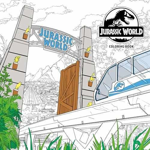 Jurassic World Adult Coloring Book – Paperback, by NBC Universal – Very Good
