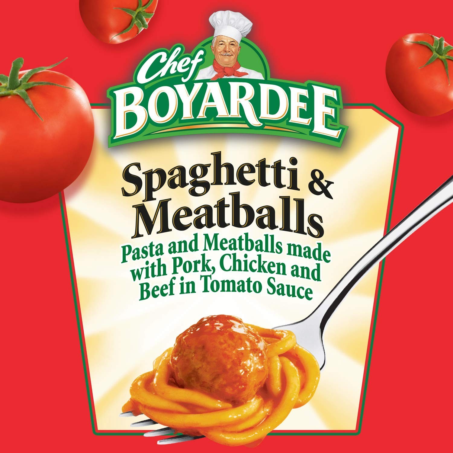 Delicious Spaghetti & Meatballs – 14.5 Oz Cans, Pack of 4 for Quick Meals