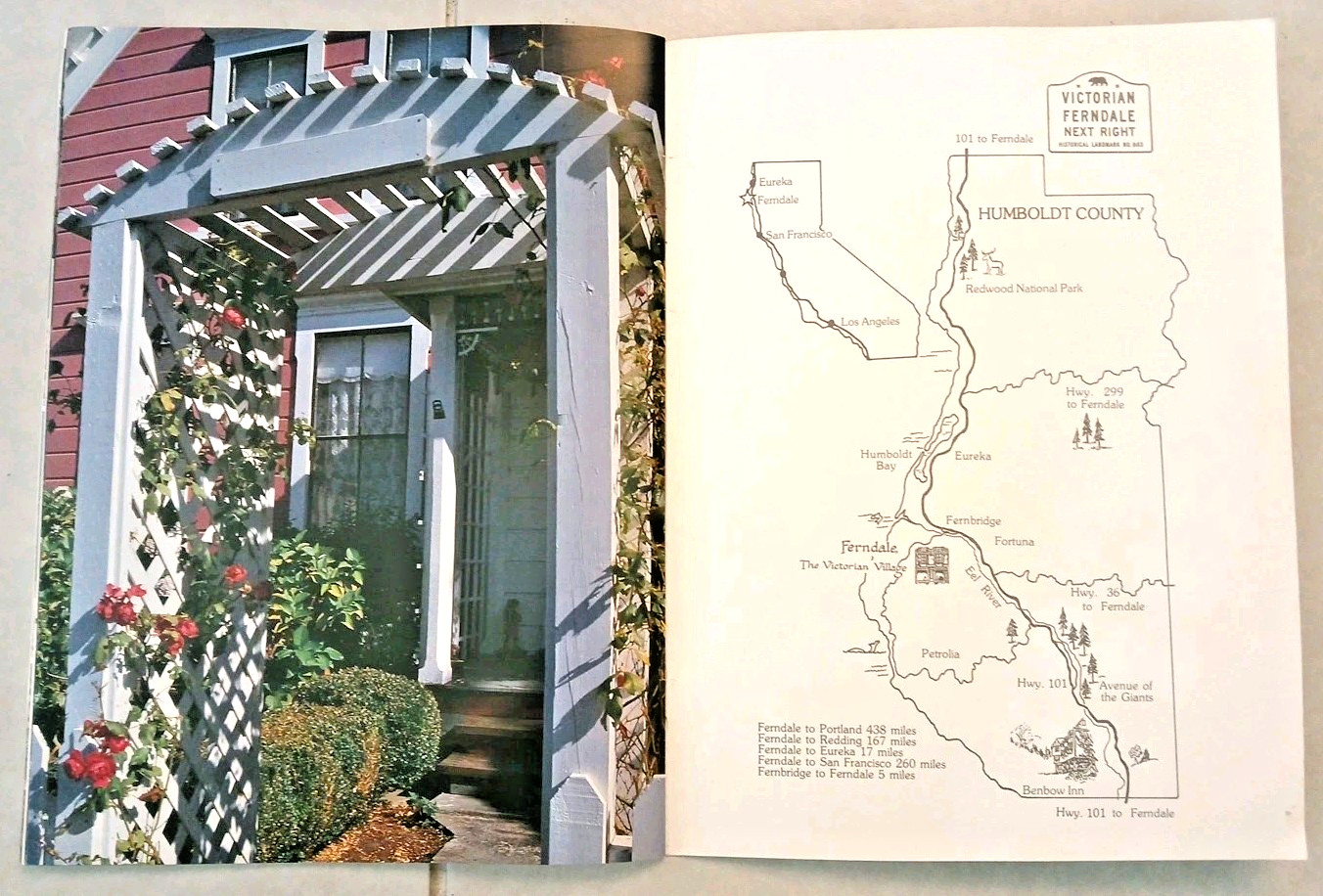 Vtg 30+ Pages Complete Guide Victorian Ferndale Historical Landmark #883 1990 Ed