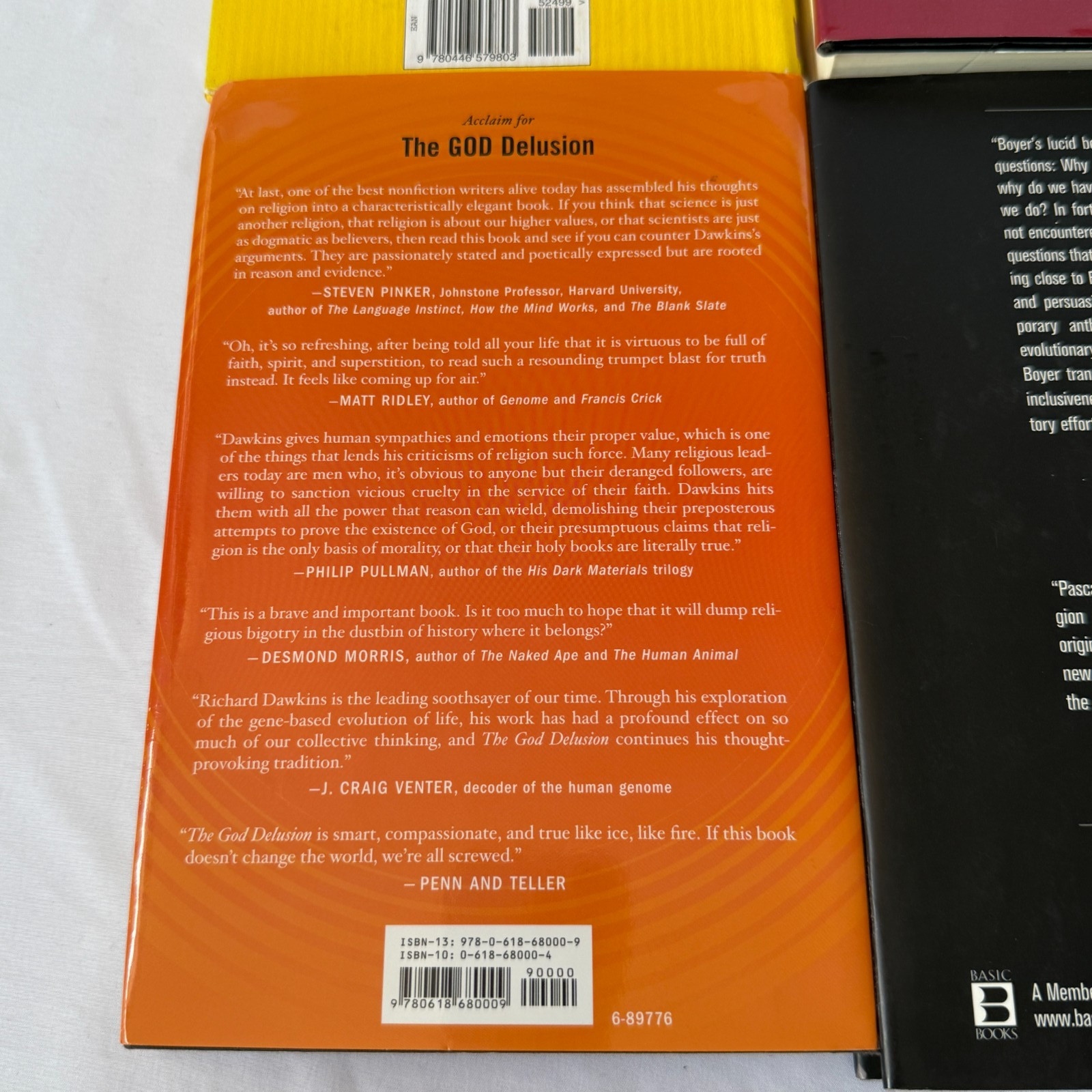ATHEIST BOOK LOT 4 RICHARD DAWKINS CHRISTOPHER HITCHENS PASCAL BOYER STEVE ALLEN