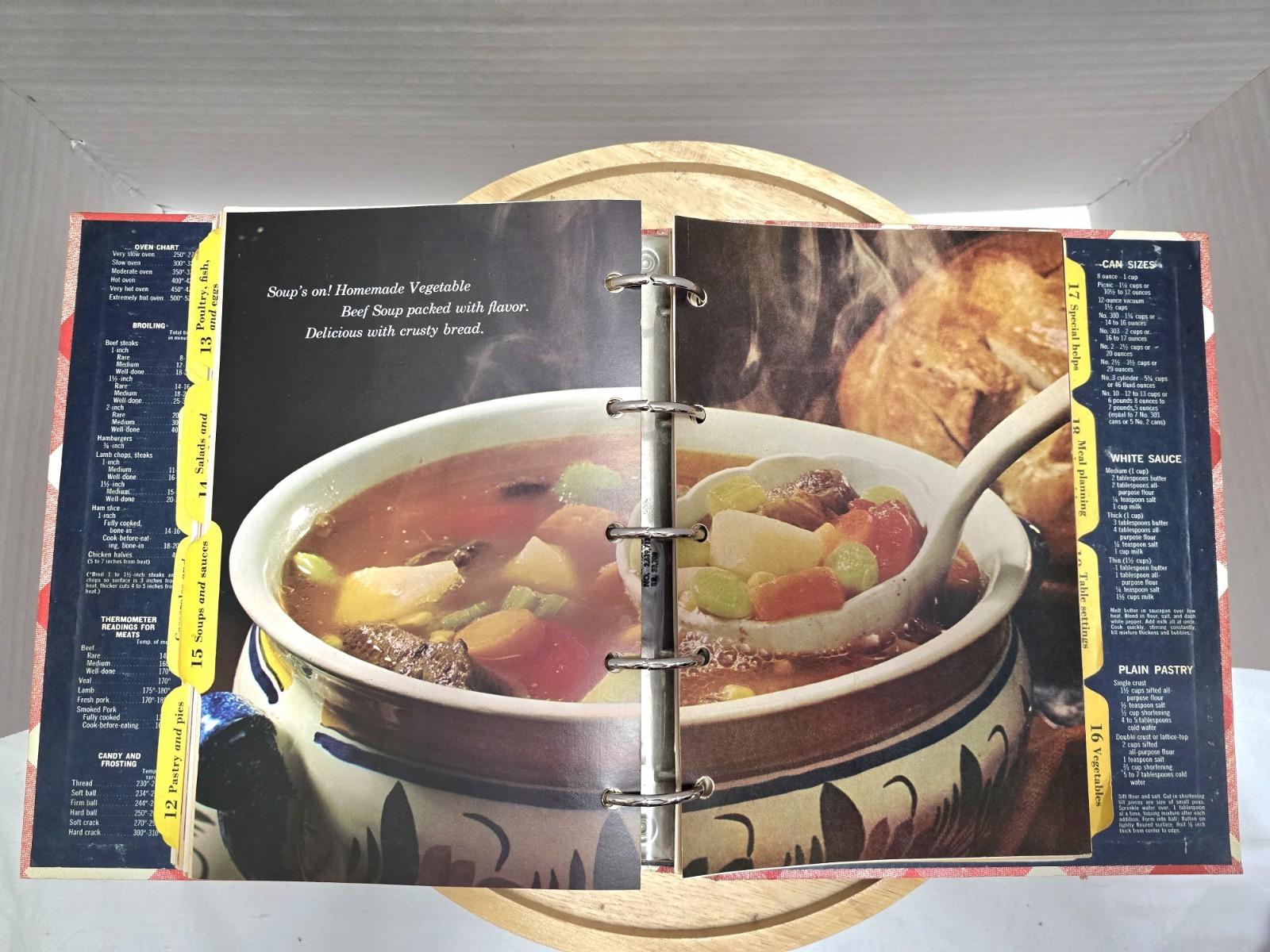 Better Homes And Gardens New Cook Book: Five -5- Ring Binder – 1968 Edition