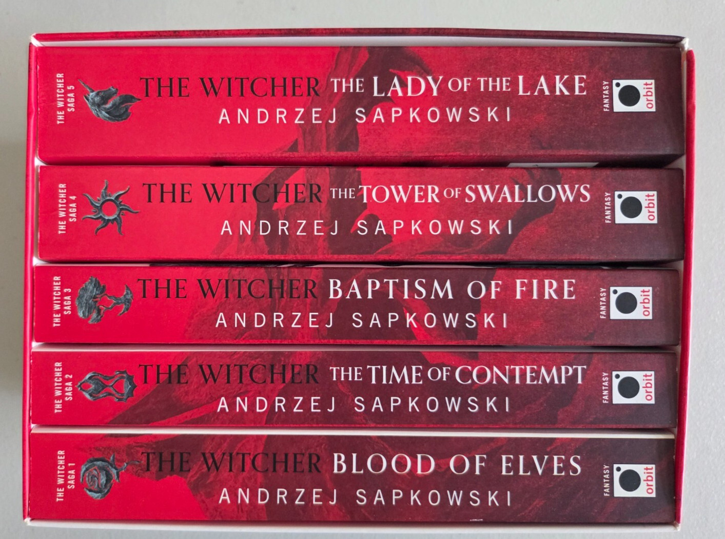 The Complete Witcher Saga Box Set Books 1-5 by Andrzej Sapkowski (2022, PB)