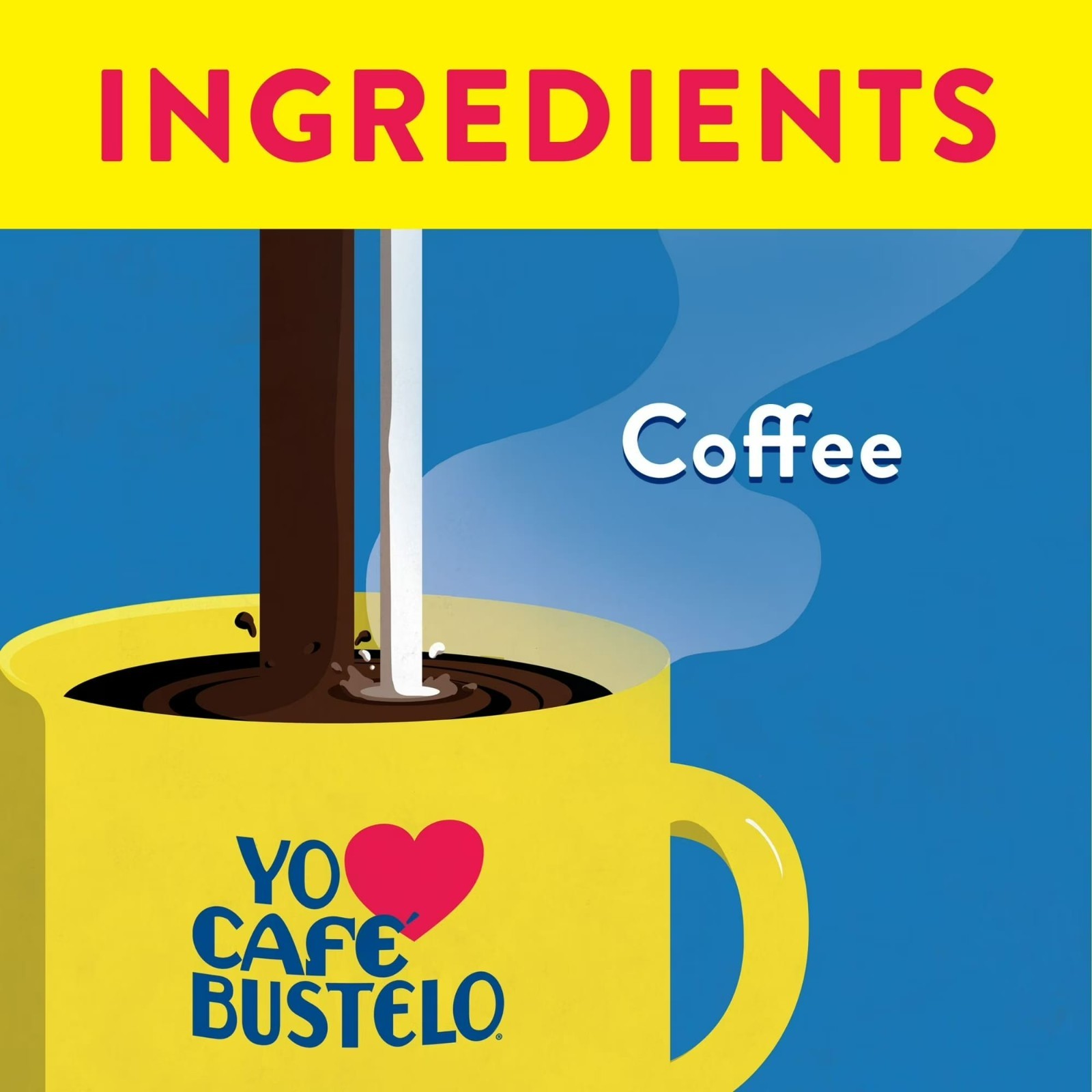 Cafe Bustelo Espresso Style Dark Roast Ground Coffee, 10 oz Can