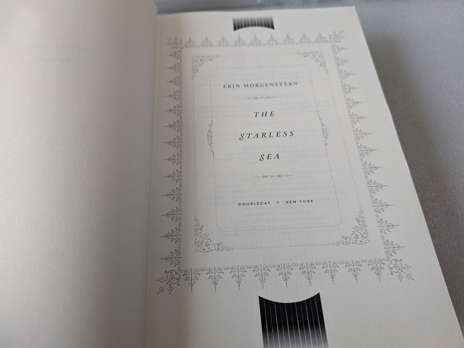 The Starless Sea Erin Morgenstern Hardcover Doubleday 2019 No DJ