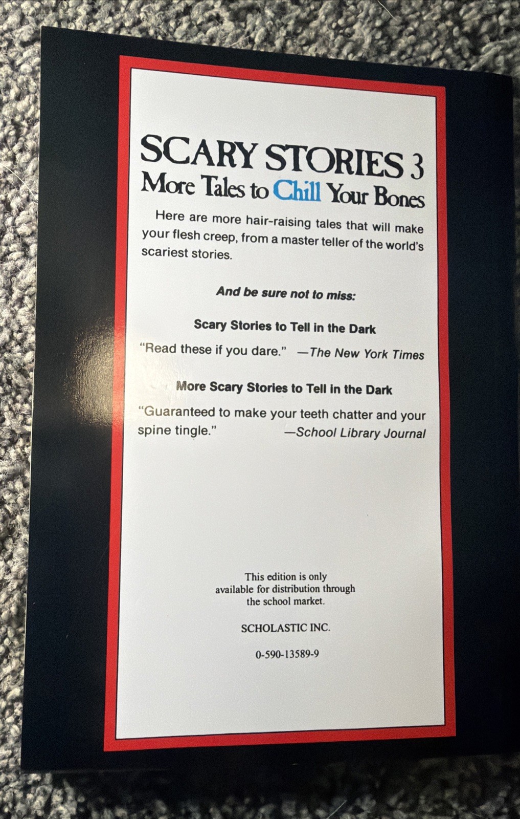 Scary Stories to Tell in the Dark Book Set 1 2 3 By Alvin Schwartz