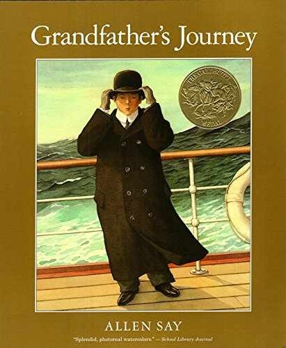 Grandfather’s Journey: A Caldecott Award – Paperback, by Say Allen – Very Good j