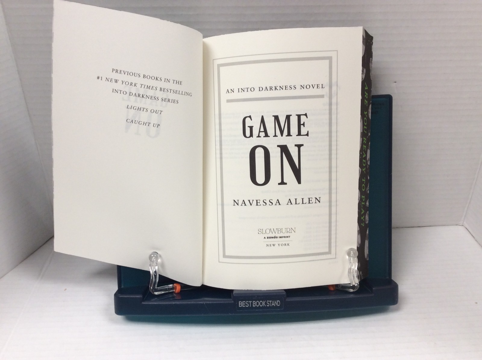 GAME ON pb Navessa Allen pb 2026 Barnes and Noble Exclusive FIRST Edition