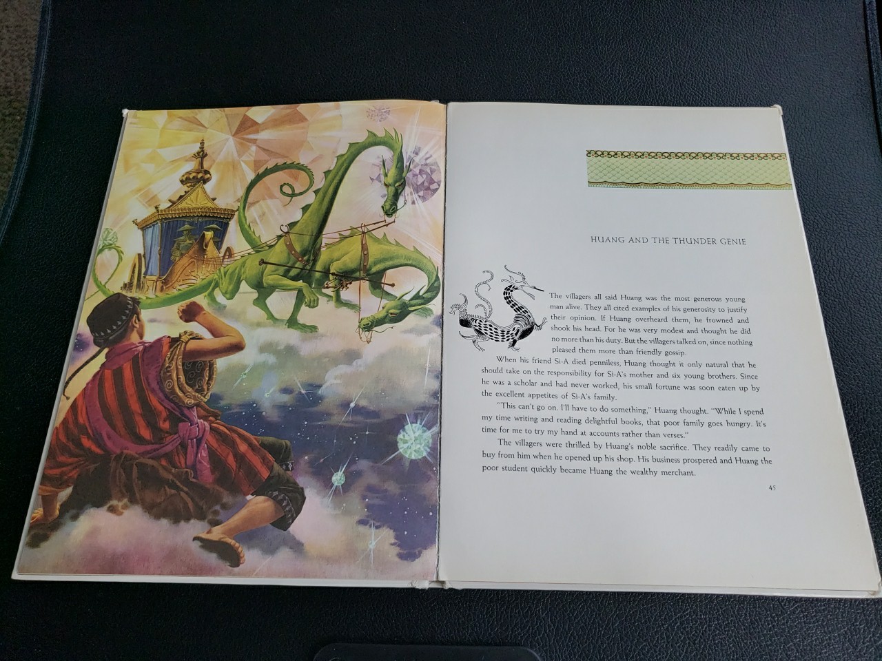 CHINESE FAIRY TALES, FIRST GOLDEN PRESS EDITION 1973 LARGE BOOK Read
