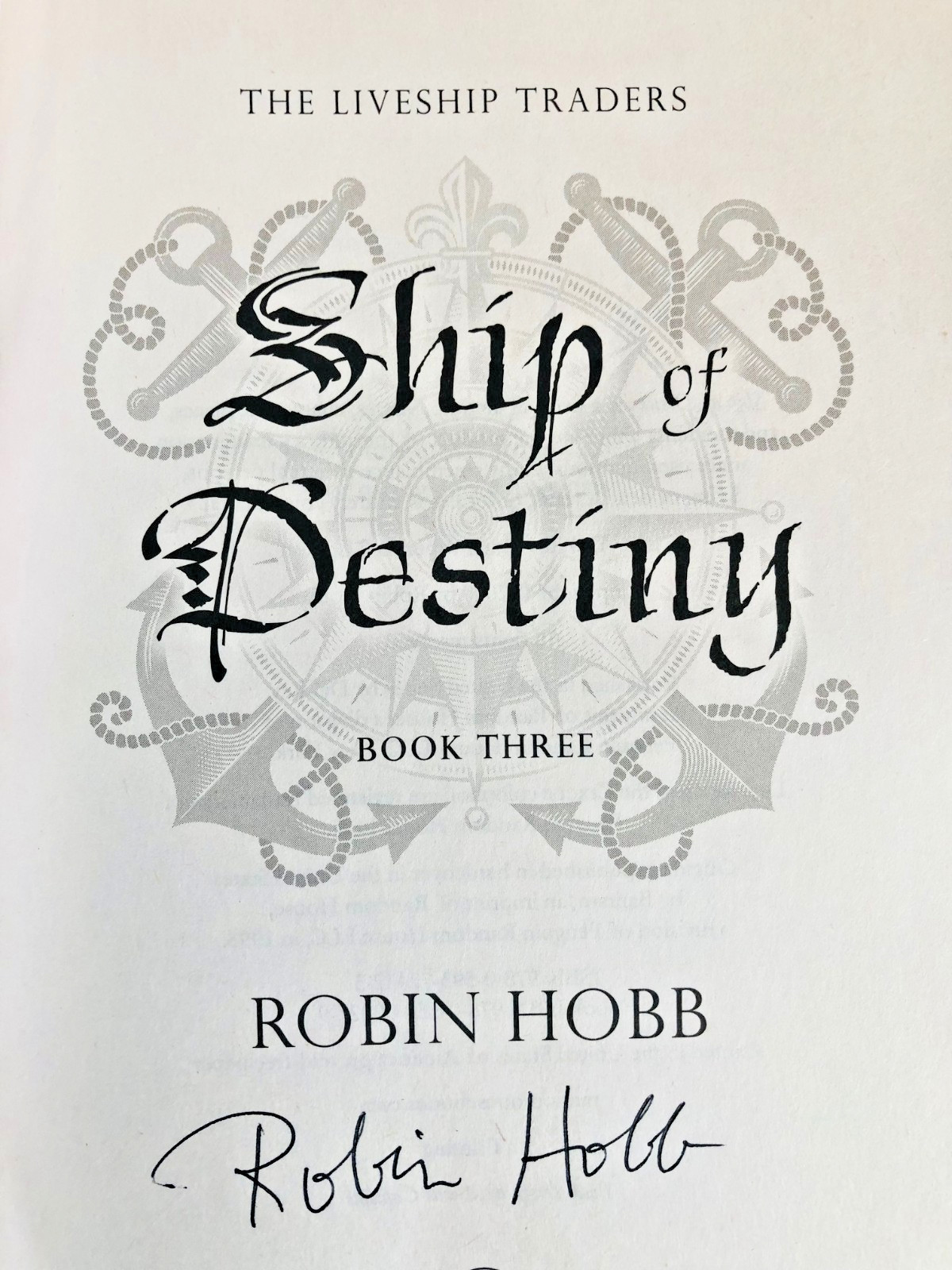 SIGNED Ship of Magic, Mad Ship & Ship of Destiny LIVESHIP TRADERS 1-3 Robin Hobb