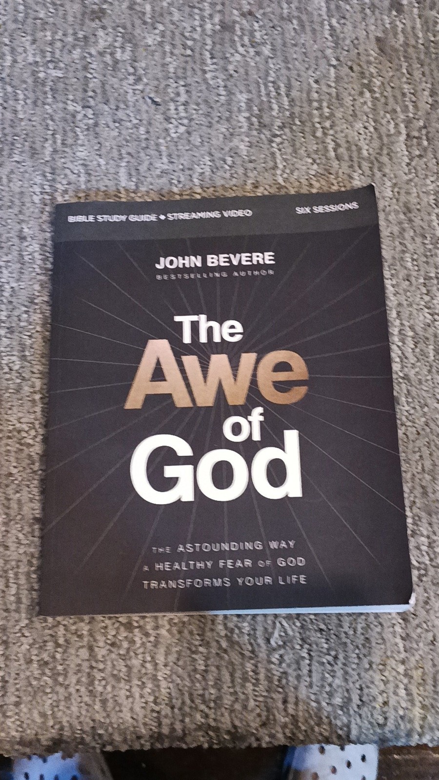 The Awe of God by John Bevere Bible Study Guide (2023) [VG]