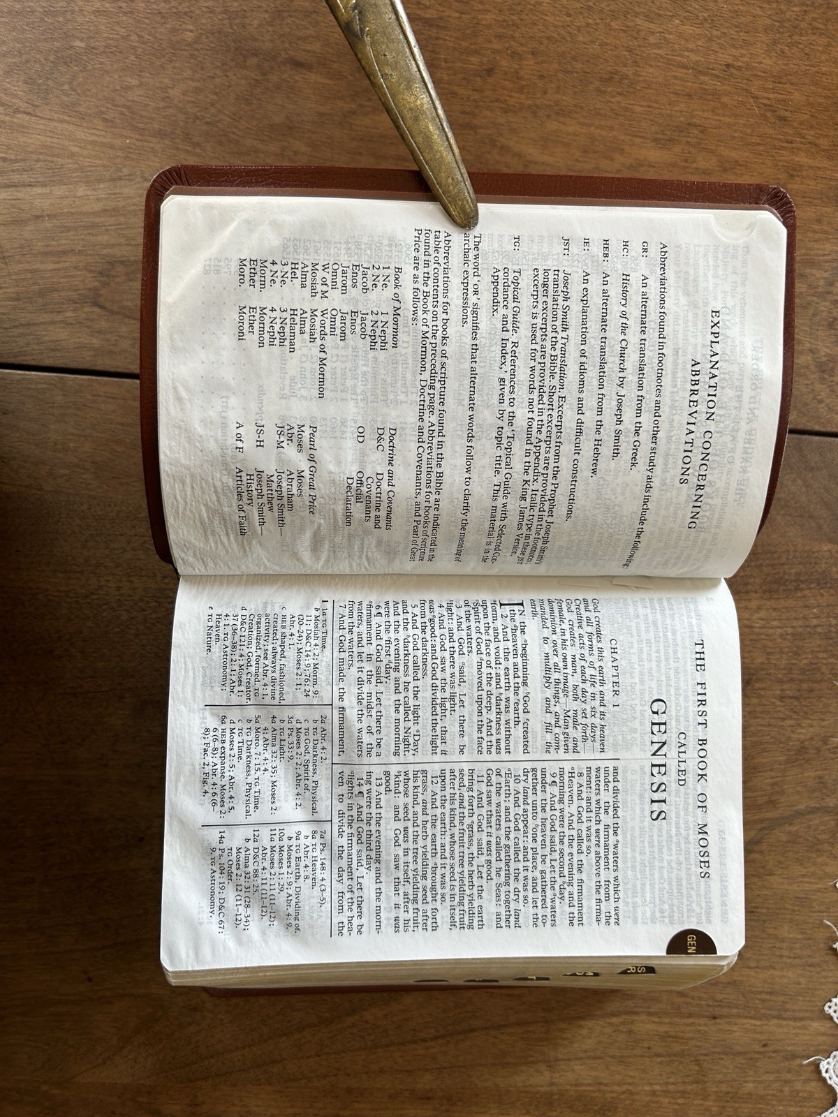 Holy Bible Book of Mormon Doctrine and Covenants Pearl of Great Price Indexed