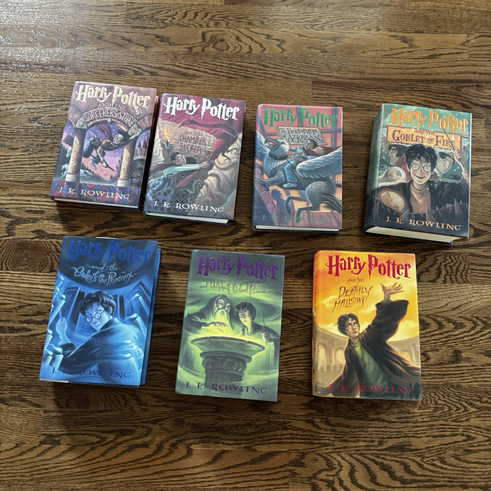 Harry Potter Hardcover Boxed Set: Books 1-7 by J. K. Rowling First Edition 1998
