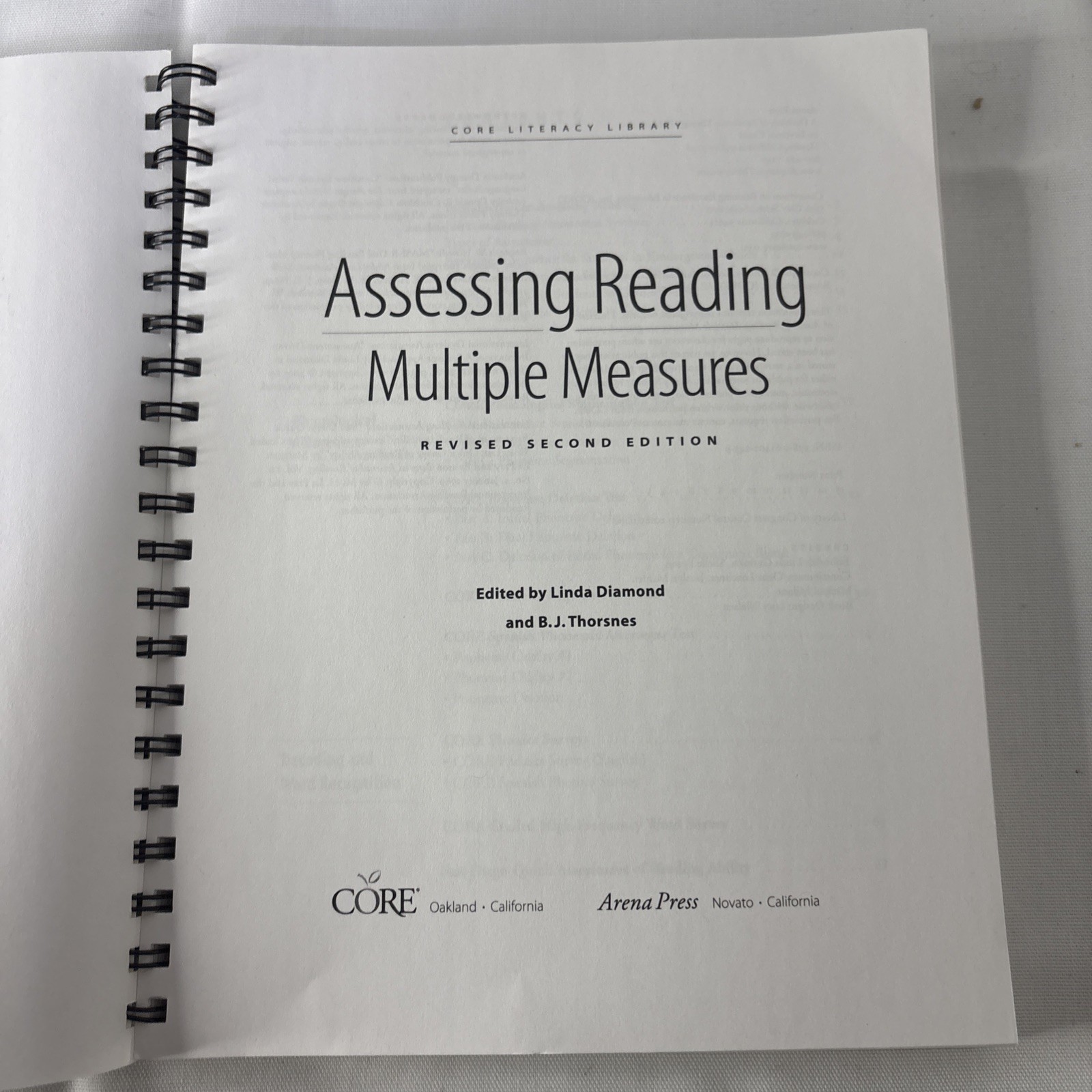 Assessing Reading Multiple Measures – Revised 2nd Edition