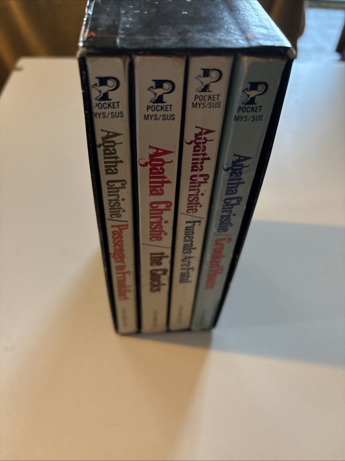 Agatha Christie The Best of Hercule Poirot Boxed Set 4 Paperback Books