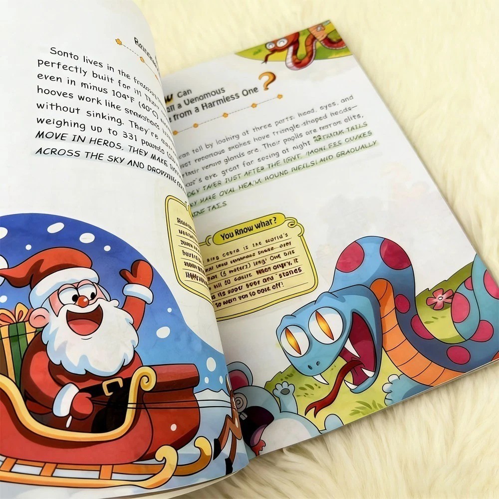 Children’s Encyclopedia 100000 Whys Kids Book Ages 6-12 Extracurricular Reading