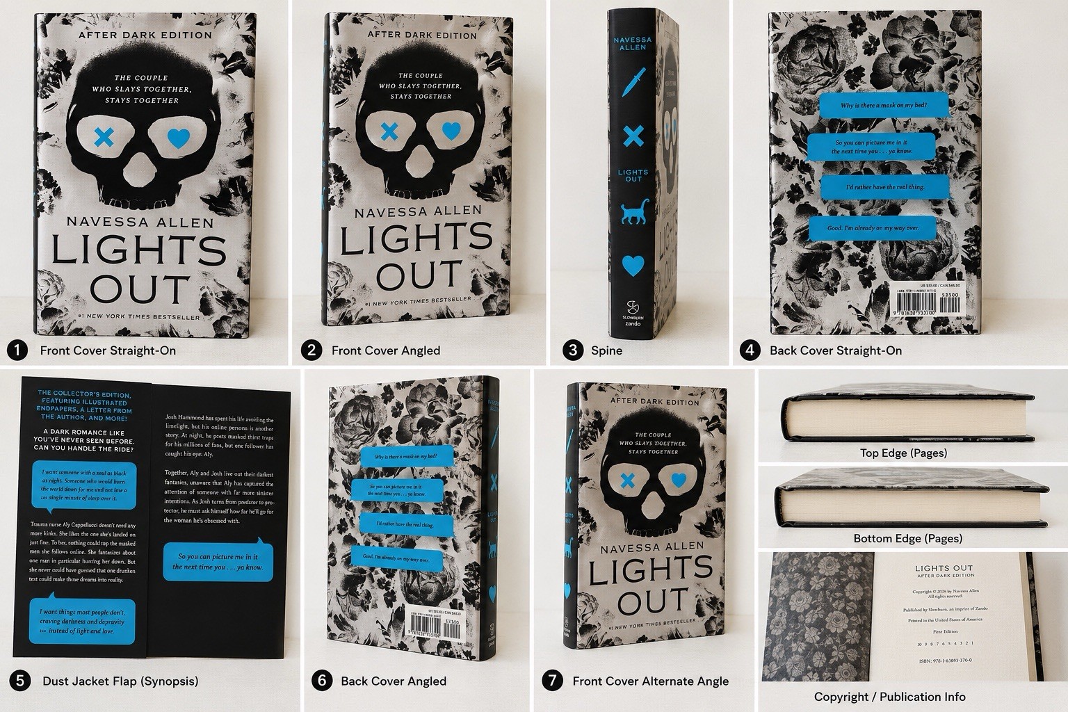 Lights Out After Dark Edition by Navessa Allen Hardcover Book
