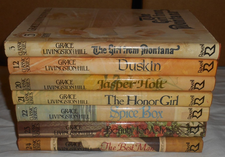 Lot of 7 Grace Livingston Hill Hardcover Books by Revell #3-12-20-21-22-23-24